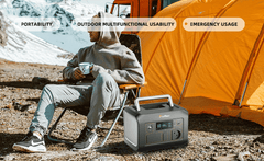 Portable Power Station (Solar Generator ) /300W/Safe Li - ion batteries - AIKLAR