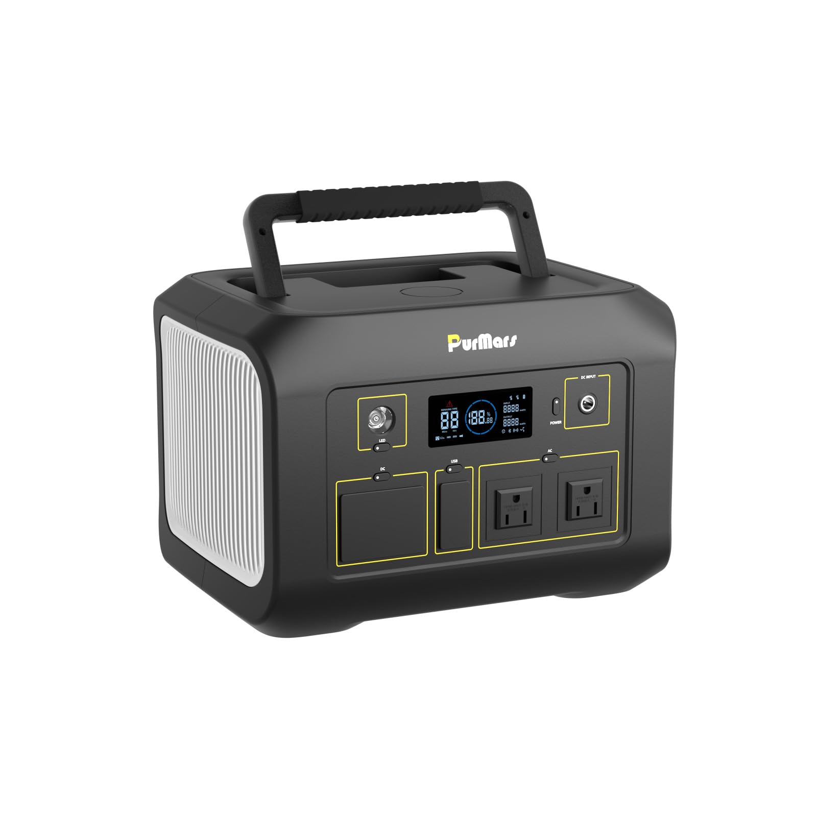 Portable Power Station(Solar Generator ) /600W/Safe Li - ion batteries - AIKLAR