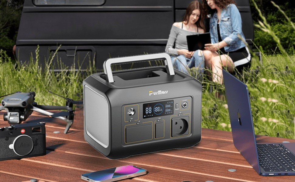 Portable Power Station (Solar Generator ) /300W/Safe Li - ion batteries - AIKLAR