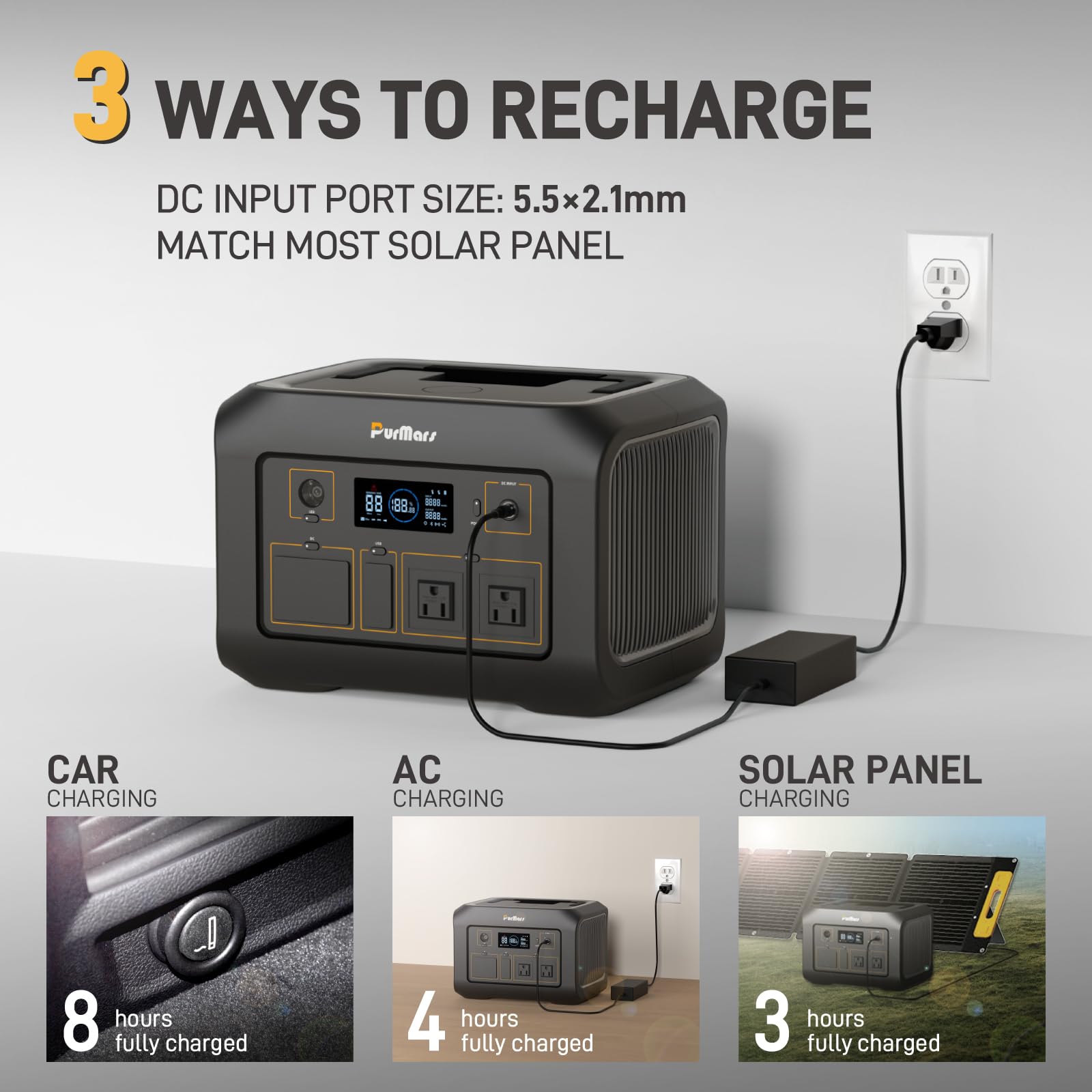 Portable Power Station（Solar Generator ) /600W/Safe Li - ion batteries - AIKLAR